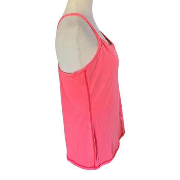 Lululemon Athletica Womens Power Y Back Tank Top PINK Stripes Size 6-8 Or S-M - Picture 4 of 10